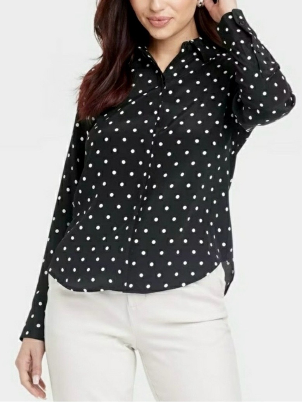 🐼 a new day brand button up blouse - EUC!